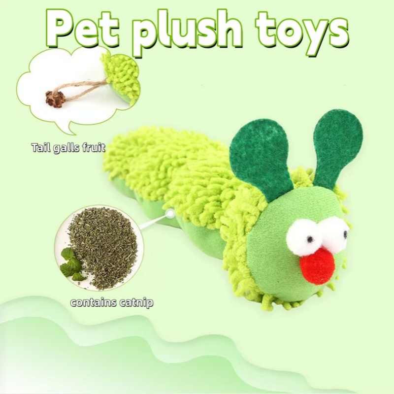 Catnip Toys - Cat Toys, Catnip Caterpillars, Plush Dolls,