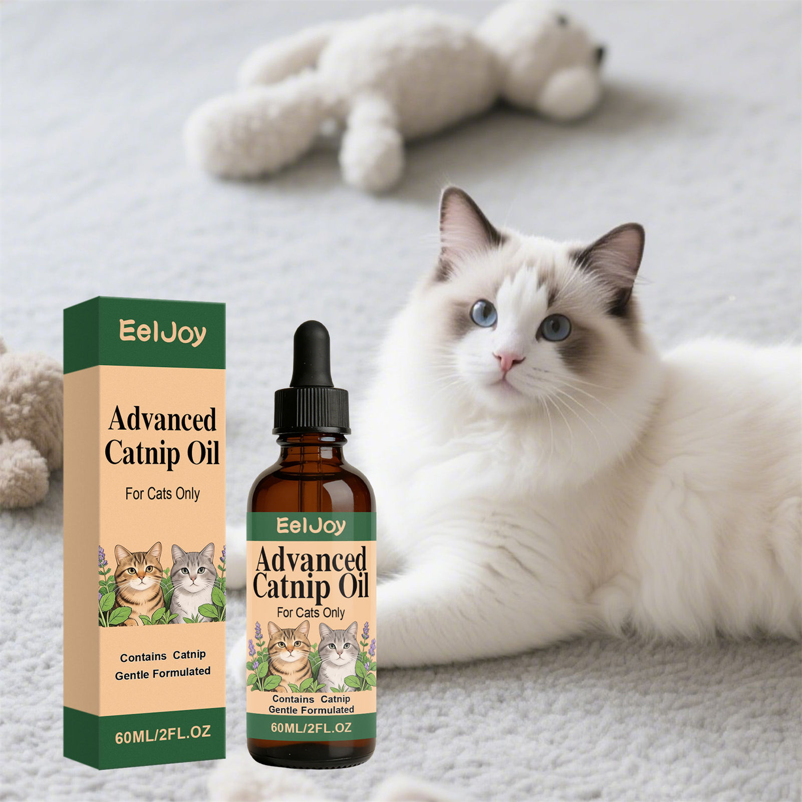 Catnip Toys - Catnip-Oil Drops For Cats With Gentle