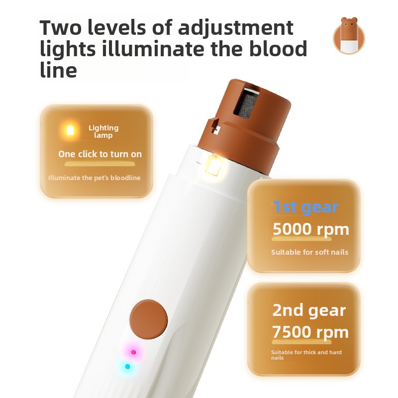 USB Electric Dog Nail Clippers - Pet Supplies Nail Trim recension och pris