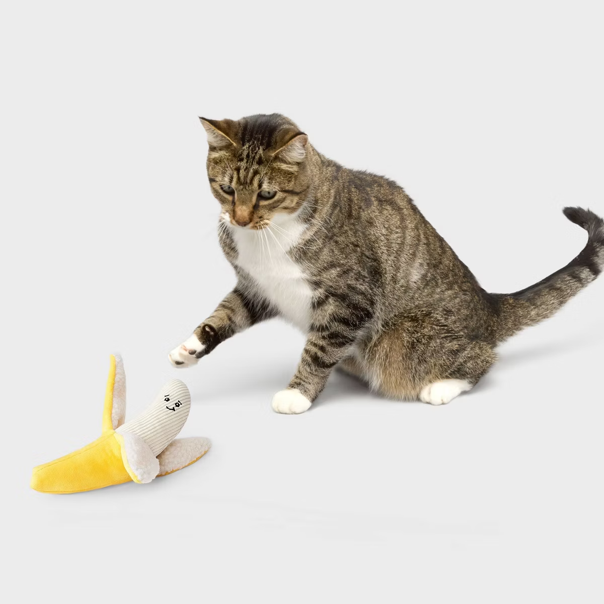 Banana Kicker Plush Cat Toy  C - Catnip Toys recension och pris
