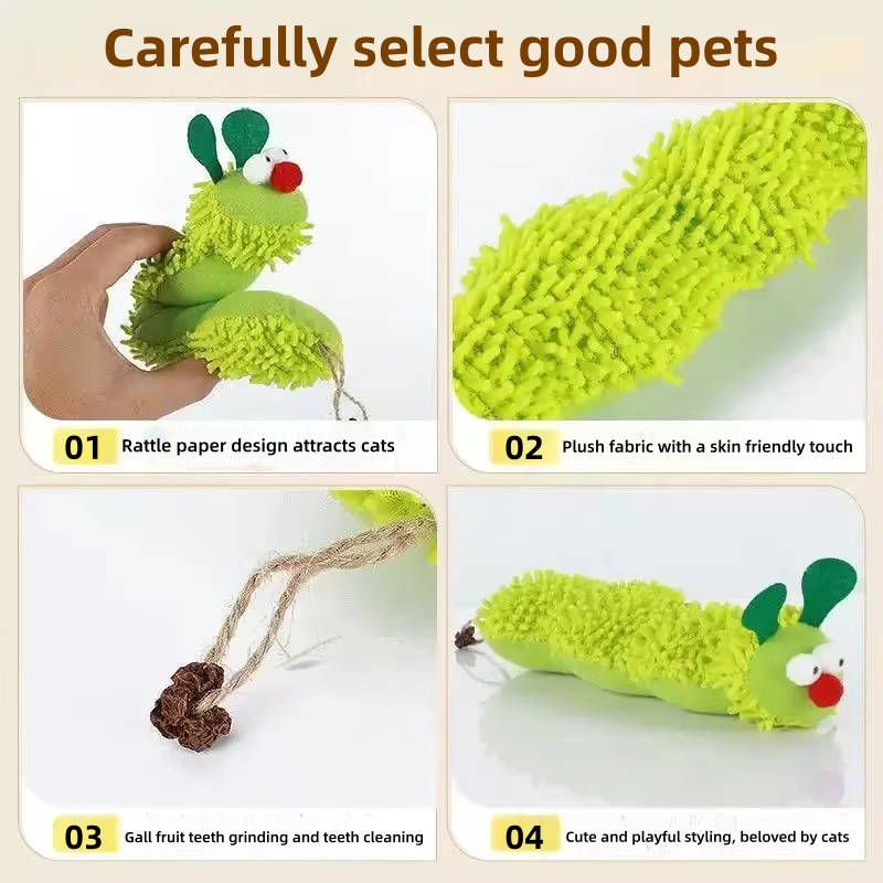 Cat Toys, Catnip Caterpillars, - Catnip Toys recension och pris
