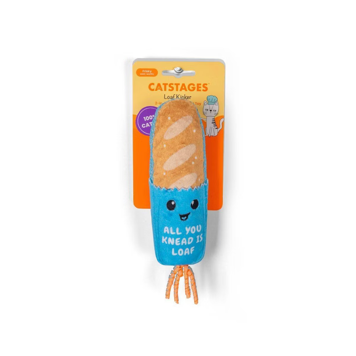 Catnip Loaf Kicker Cat Plush T - Catnip Toys recension och pris