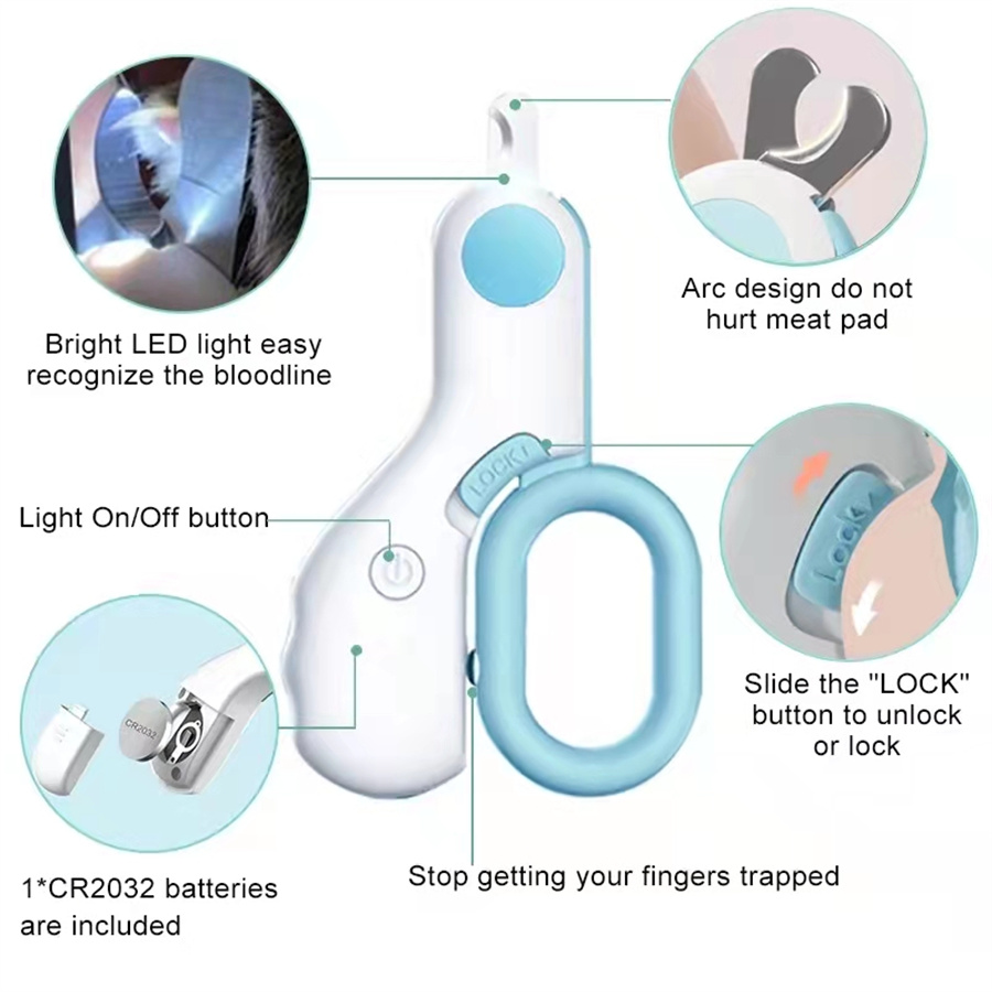 Professional LED Light Cat Dog - Pet Supplies Nail Trim recension och pris