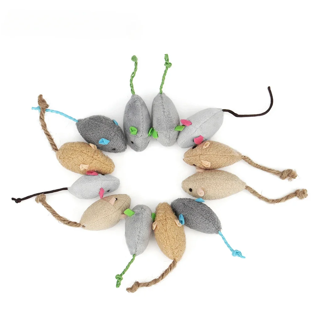 3/24Pcs Rattle Cat Mouse Toys  - Catnip Toys recension och pris