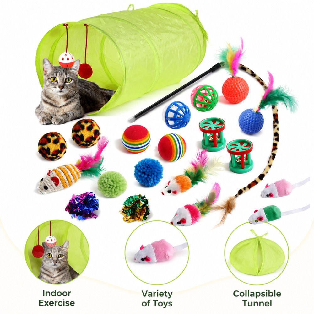 All-in-one Cat Toy Pack Intera - Catnip Toys recension och pris